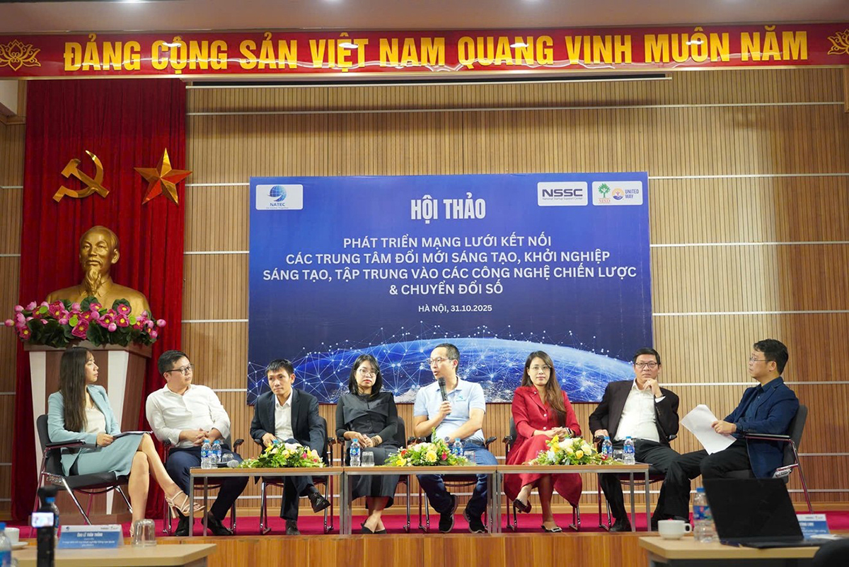 Hội thảo “Phát triển mạng lưới kết nối các trung tâm đổi mới sáng tạo, khởi nghiệp sáng tạo, tập trung vào các công nghệ chiến lược và chuyển đổi số”